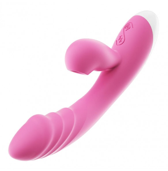 MizzZee - MystiPleasure Suction Vibrator (Chargeable - Pink)